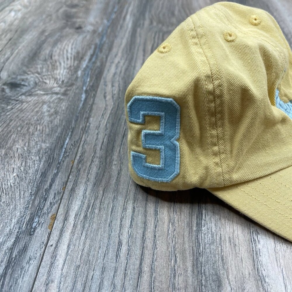 Ralph Lauren Polo Kids Boys Youth Hat Cap Strap Back Yellow Blue Big Pony 8-20 - Picture 4 of 11